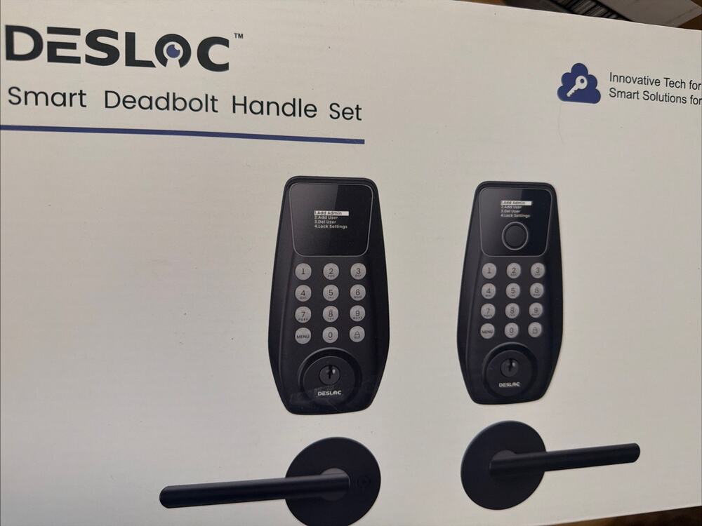 DESLOC Smart Lock C100 Plus with 2 Lever Handles